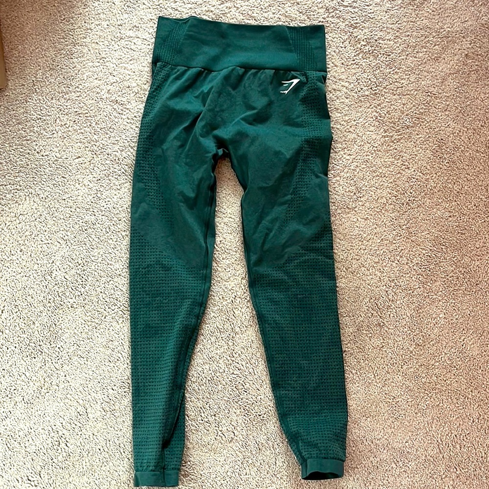 Gymshark adapt seamless leggings in dark green